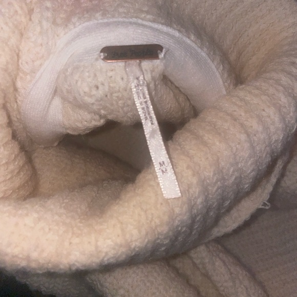Free People Cream Slit Sweater - Picture 2 of 3